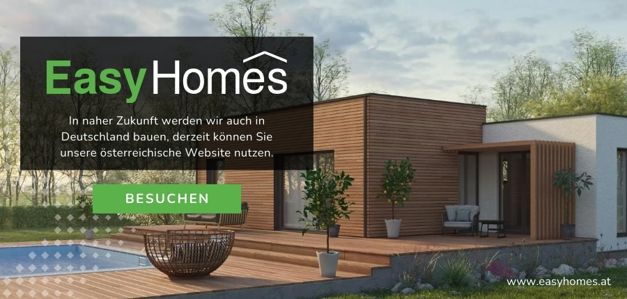 Günstige schlüsselfertige Niedrigenergiehäuser aus Holz | EasyHomes.at